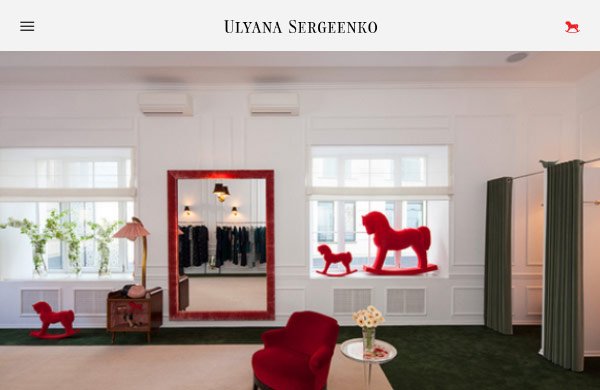 Custom WordPress website for Fashion Designer - Landing Page